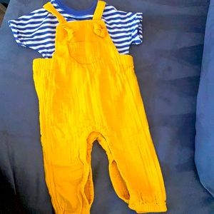 Overalls w/ matching onesie